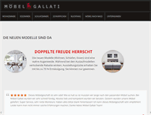 Tablet Screenshot of moebel-gallati.ch